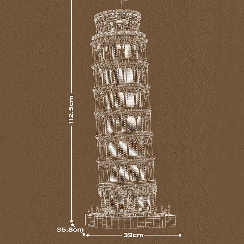 The Ultimate Leaning Tower of Pisa 7651pcs