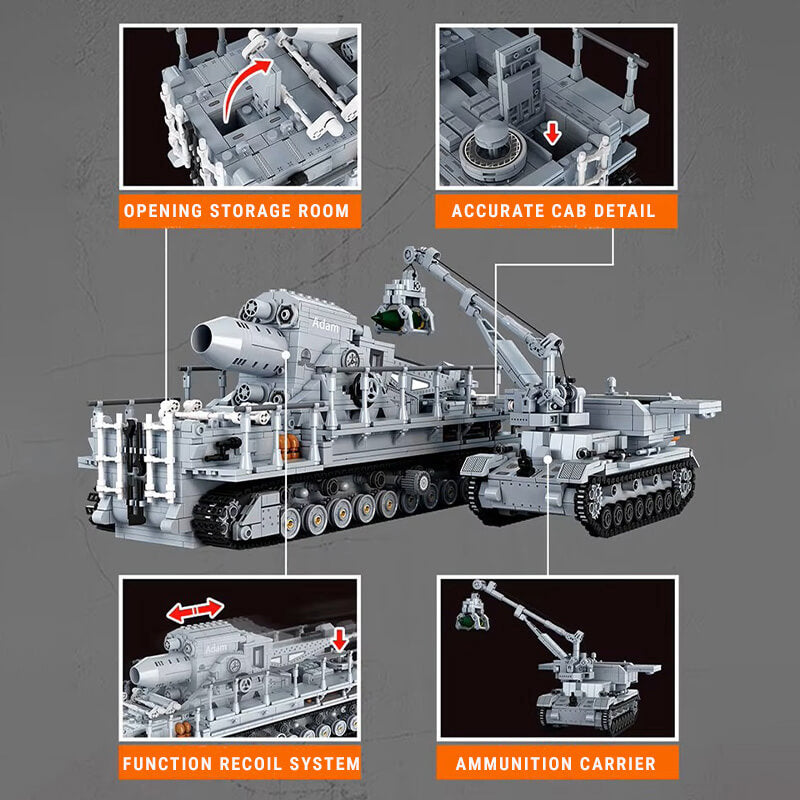 The Ultimate Karl Mortar 2874pcs