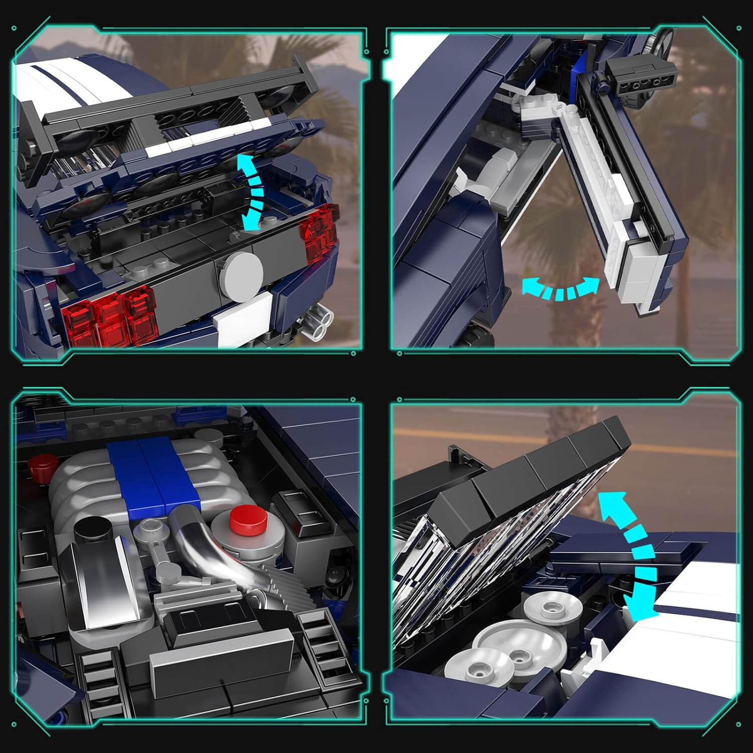 V8 American Muscle Icon 1555pcs