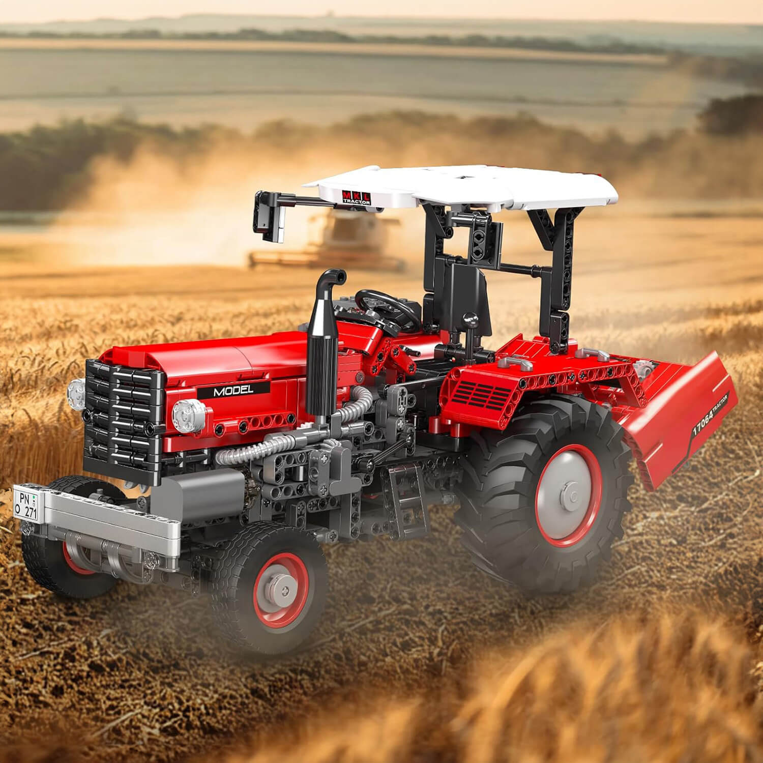 Remote Controlled Classic Tractor 1856pcs