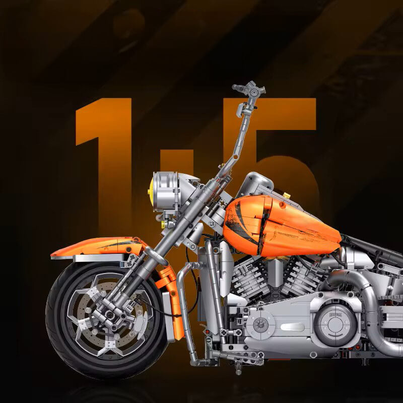 Orange Flame Heavy-Duty Bike 2391pcs