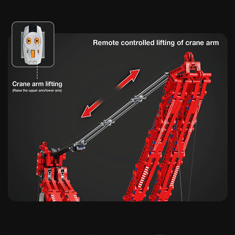 The World’s Strongest Land‑Based Crane 1195pcs