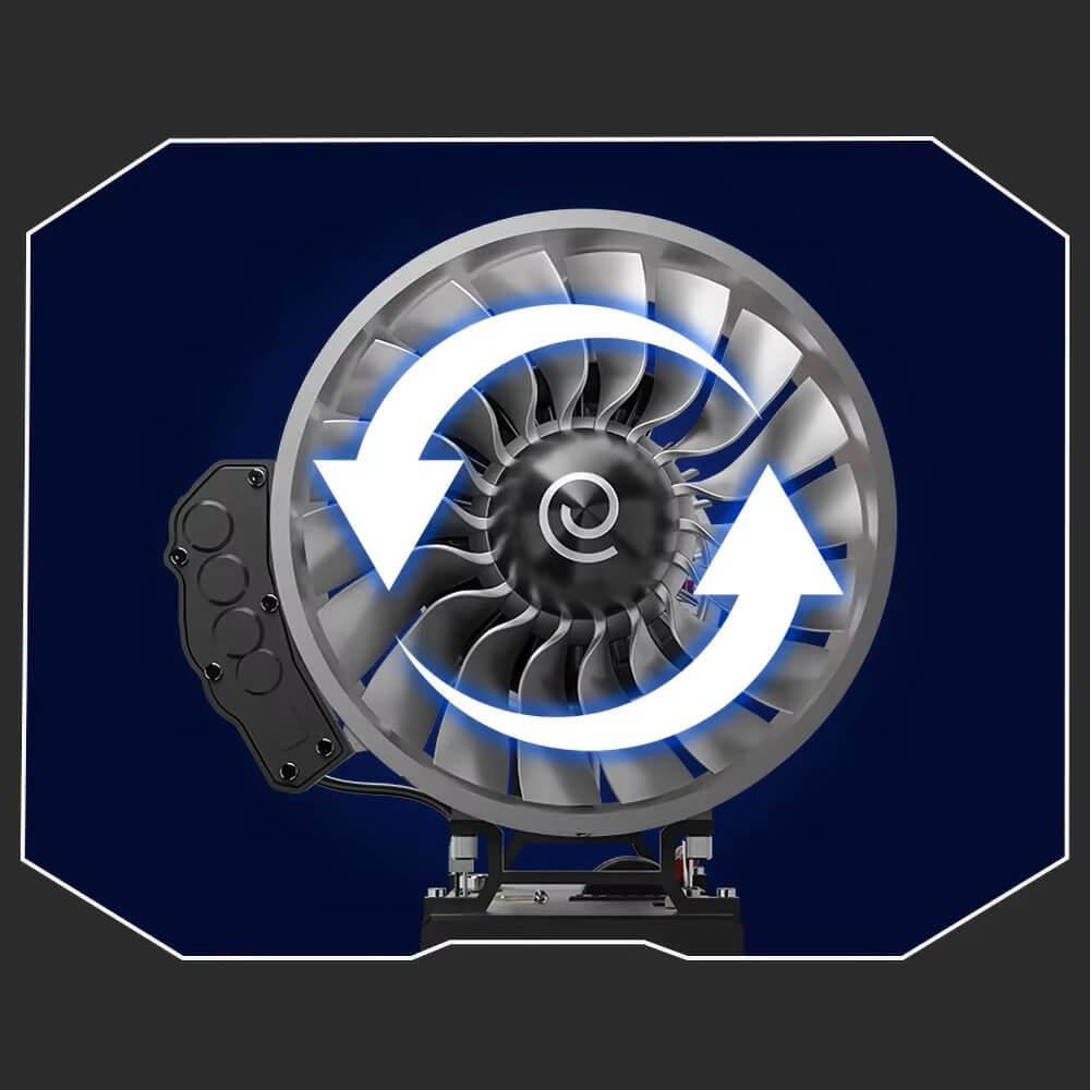 Aircraft Turbofan Engine - Metal Construction Set
