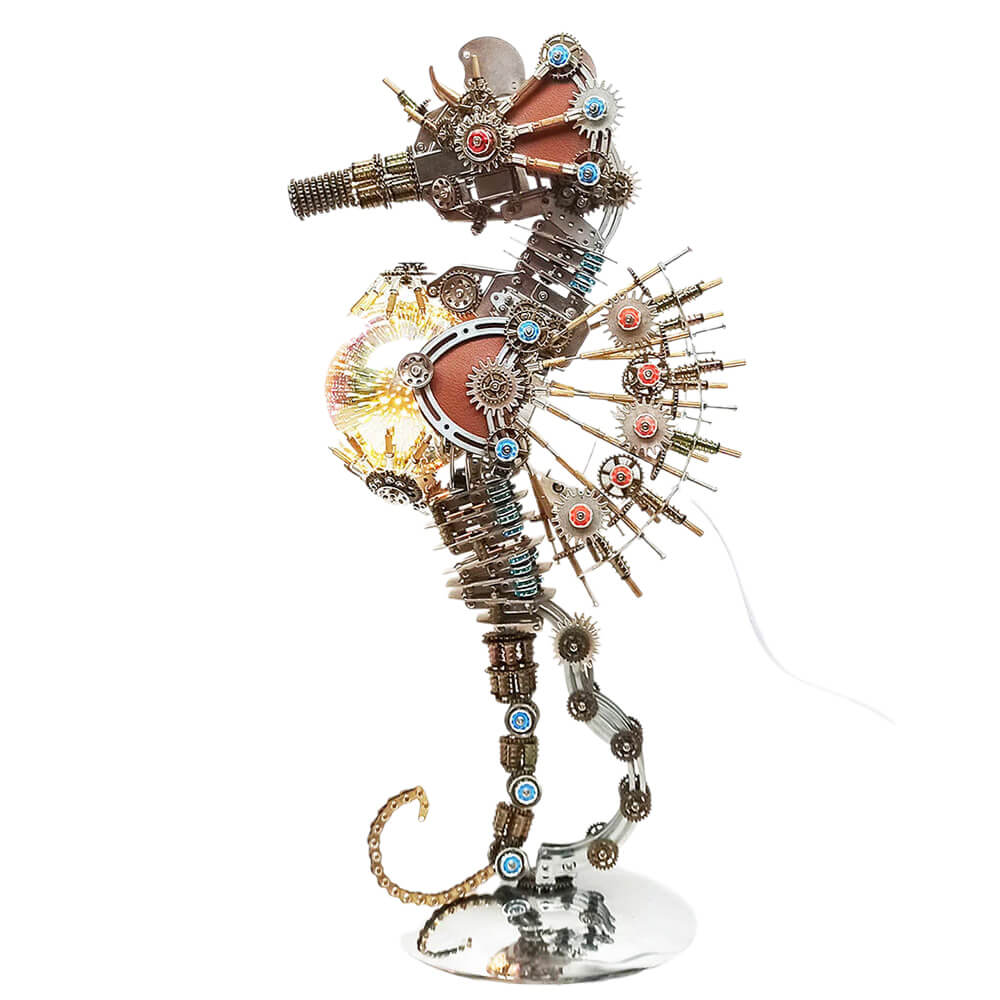 Steampunk Seahorse - Metal Construction Set