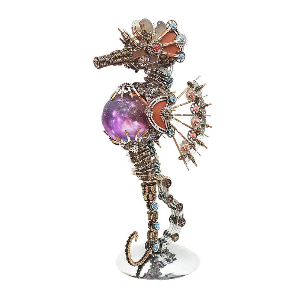 Steampunk Seahorse - Metal Construction Set