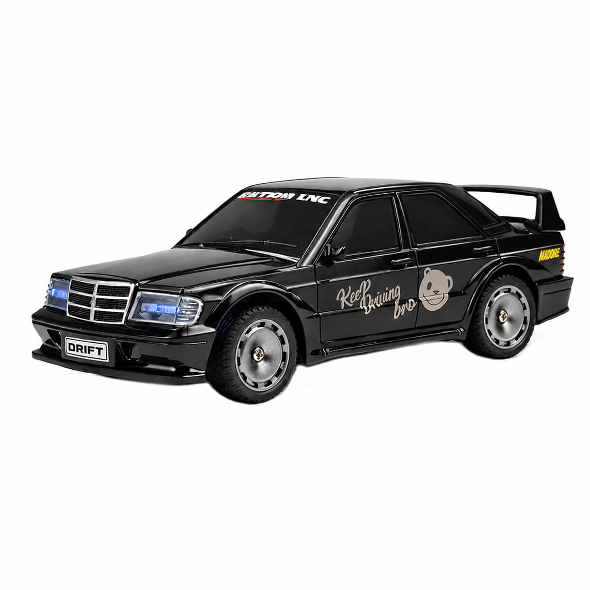 Drifting Black German Track Car