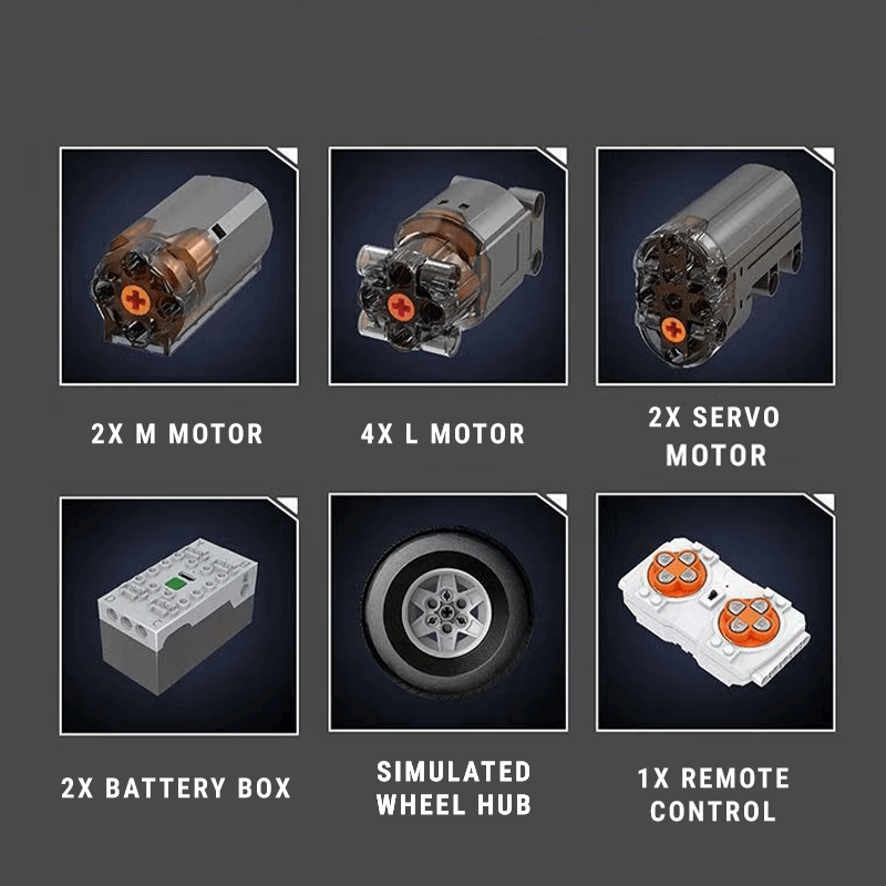 Limited Edition Remote Controlled 8 Wheel Drive Truck 3061pcs