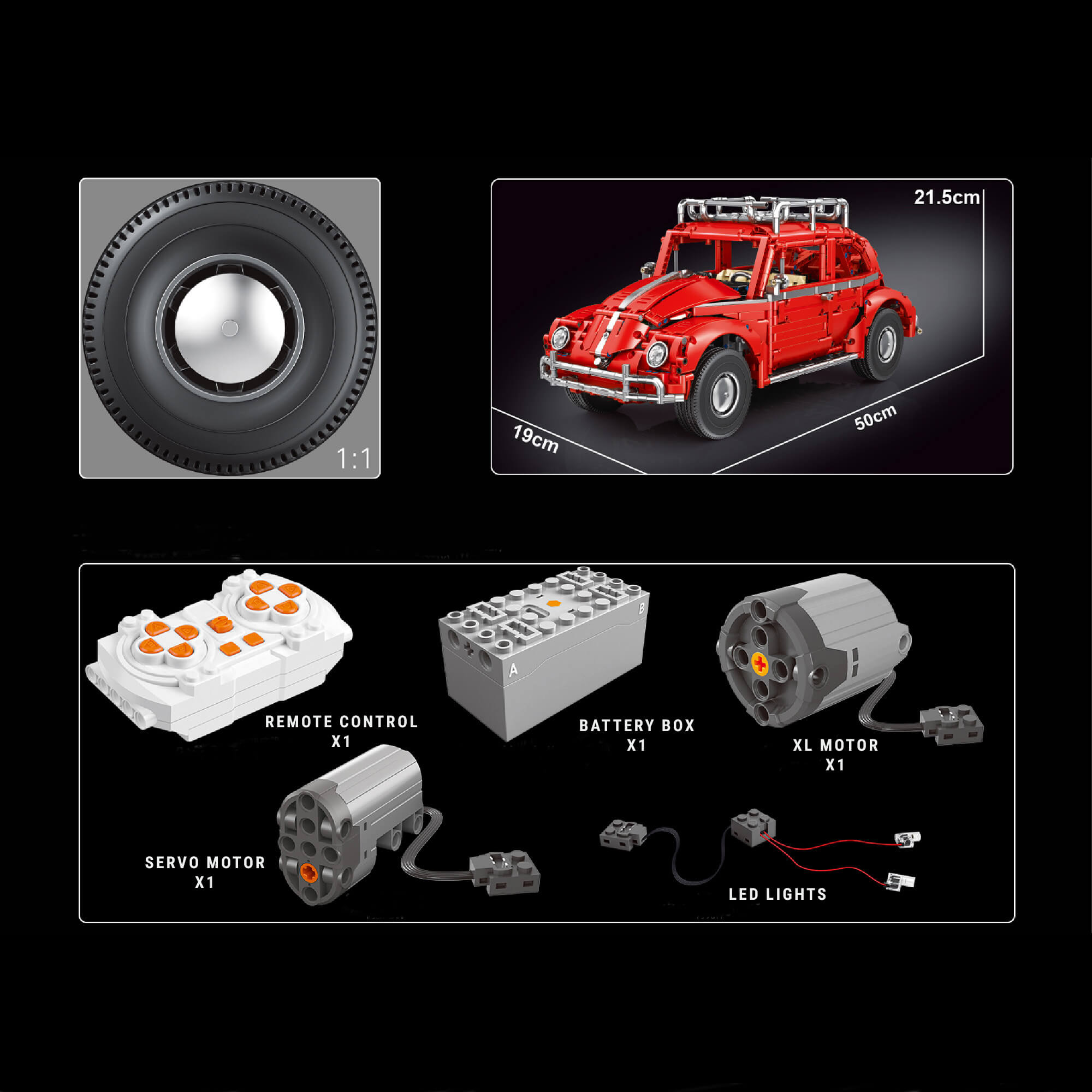 Classic German Bug 2660pcs