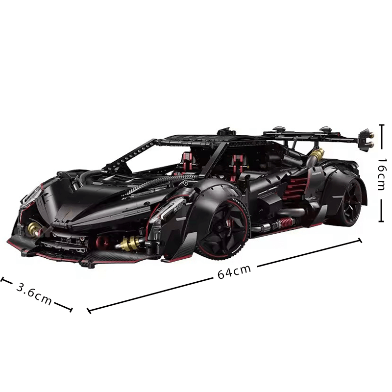 Limited Edition Meteorite Black Supercar 3808pcs