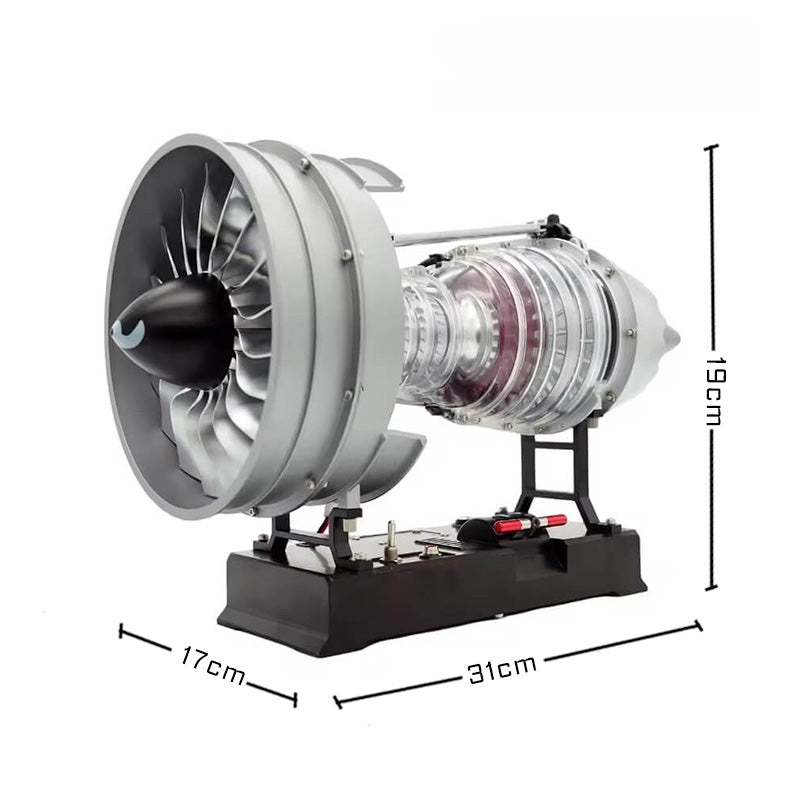 Aircraft Turbofan Engine - Metal Construction Set
