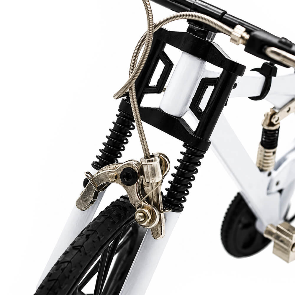 Classic Silver Bicycle - Metal Construction Set