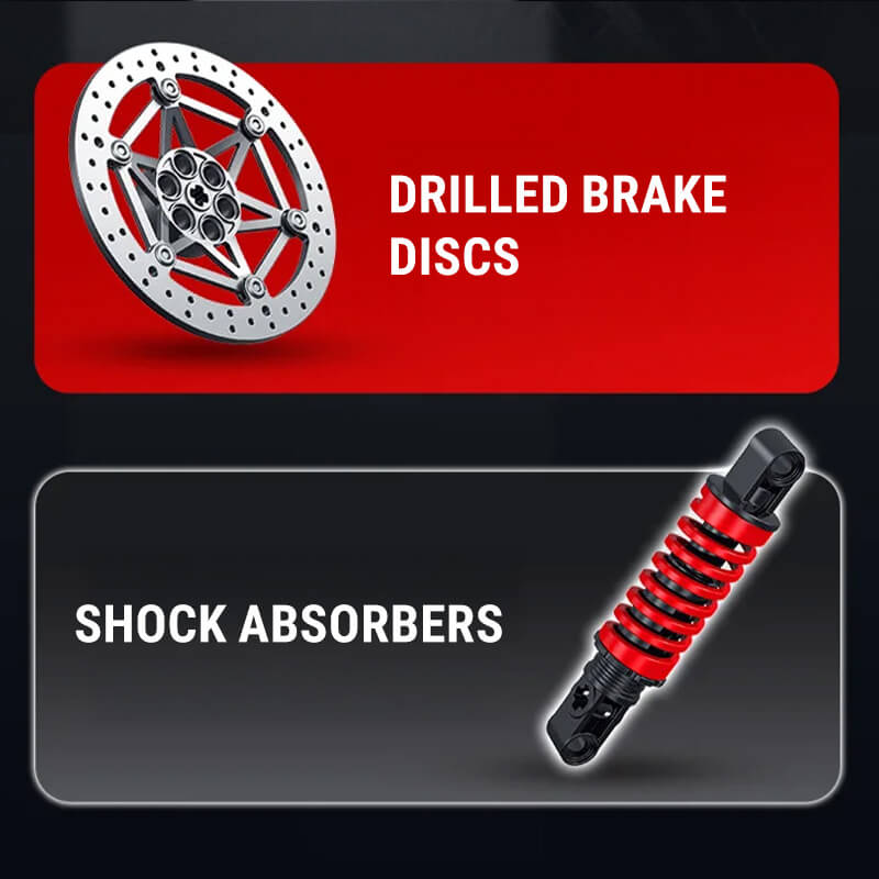 The German Touring Motorbike 2488pcs