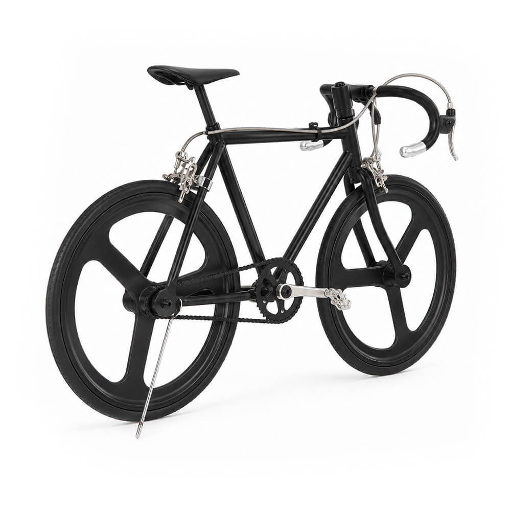 Black Racing Bicycle - Metal Construction Set