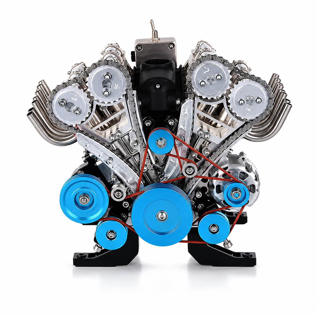 Exposed V8 Engine - Metal Construction Set