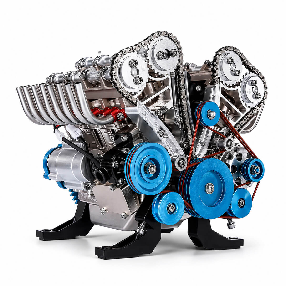 Exposed V8 Engine - Metal Construction Set