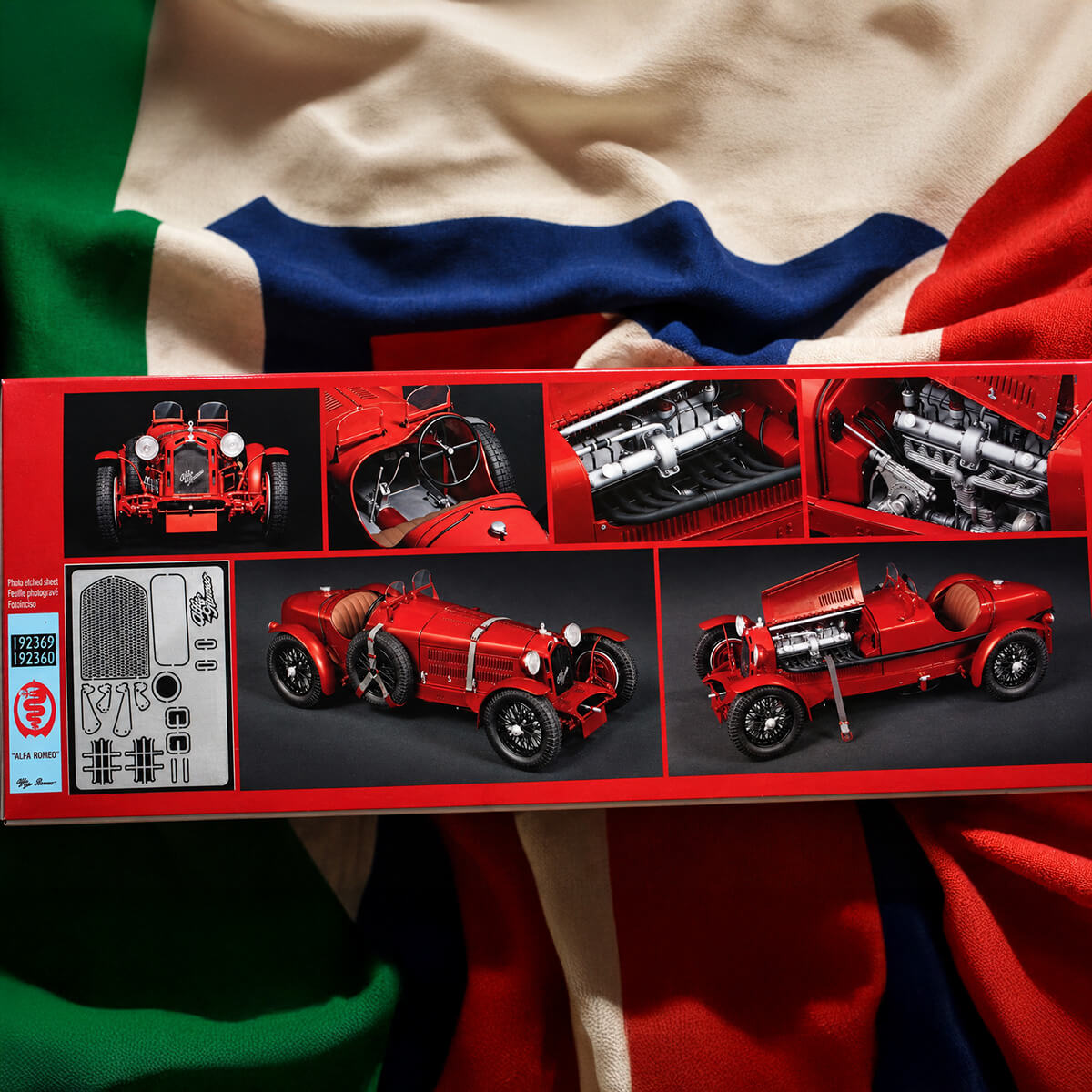 Alfa Romeo 8C2300 Roadster 1:12 Scale - Construction Set