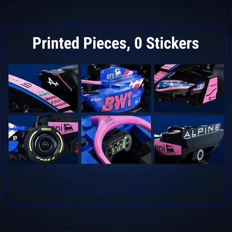 BWT Alpine Formula One Team Car 299pcs
