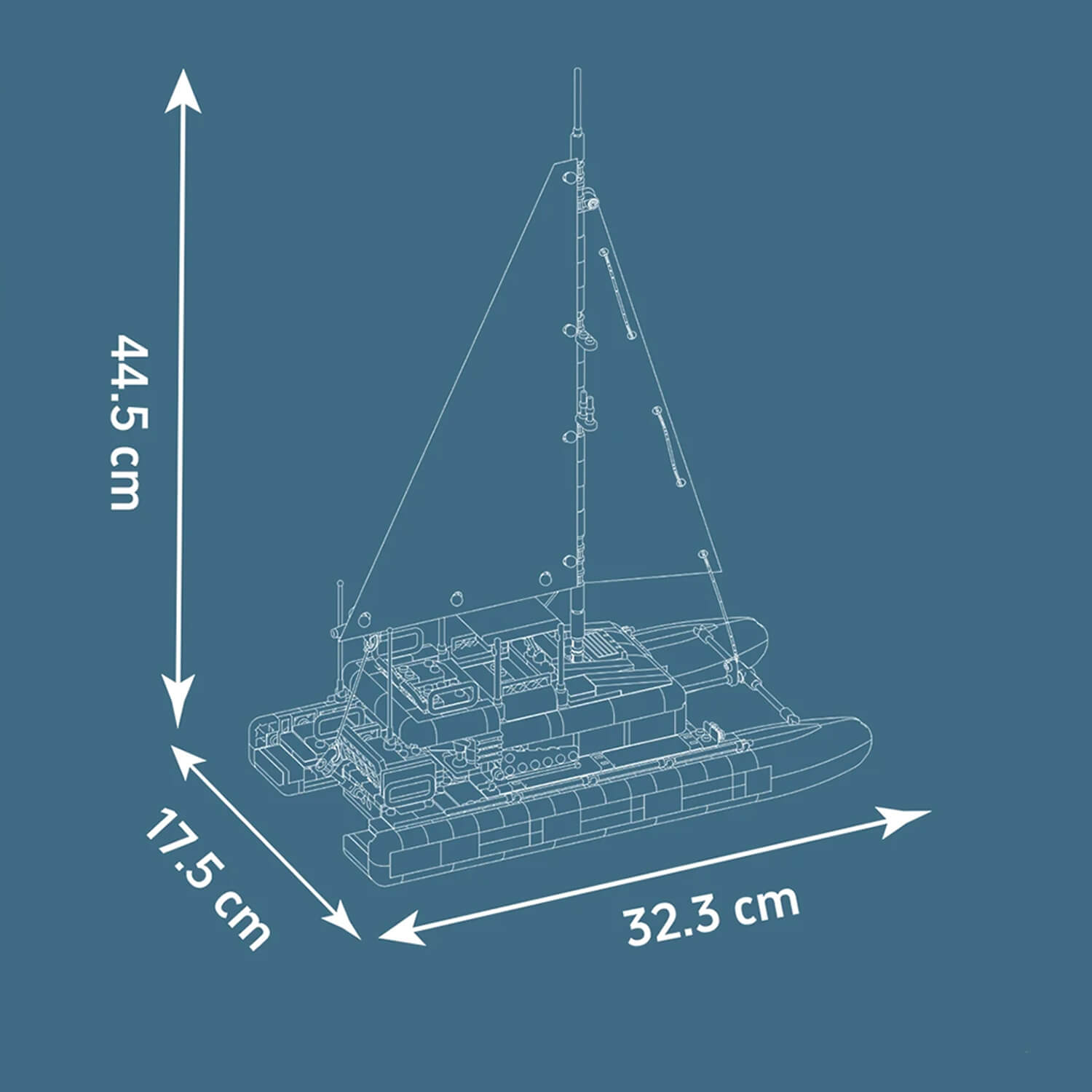 Luxury Catamaran 889pcs