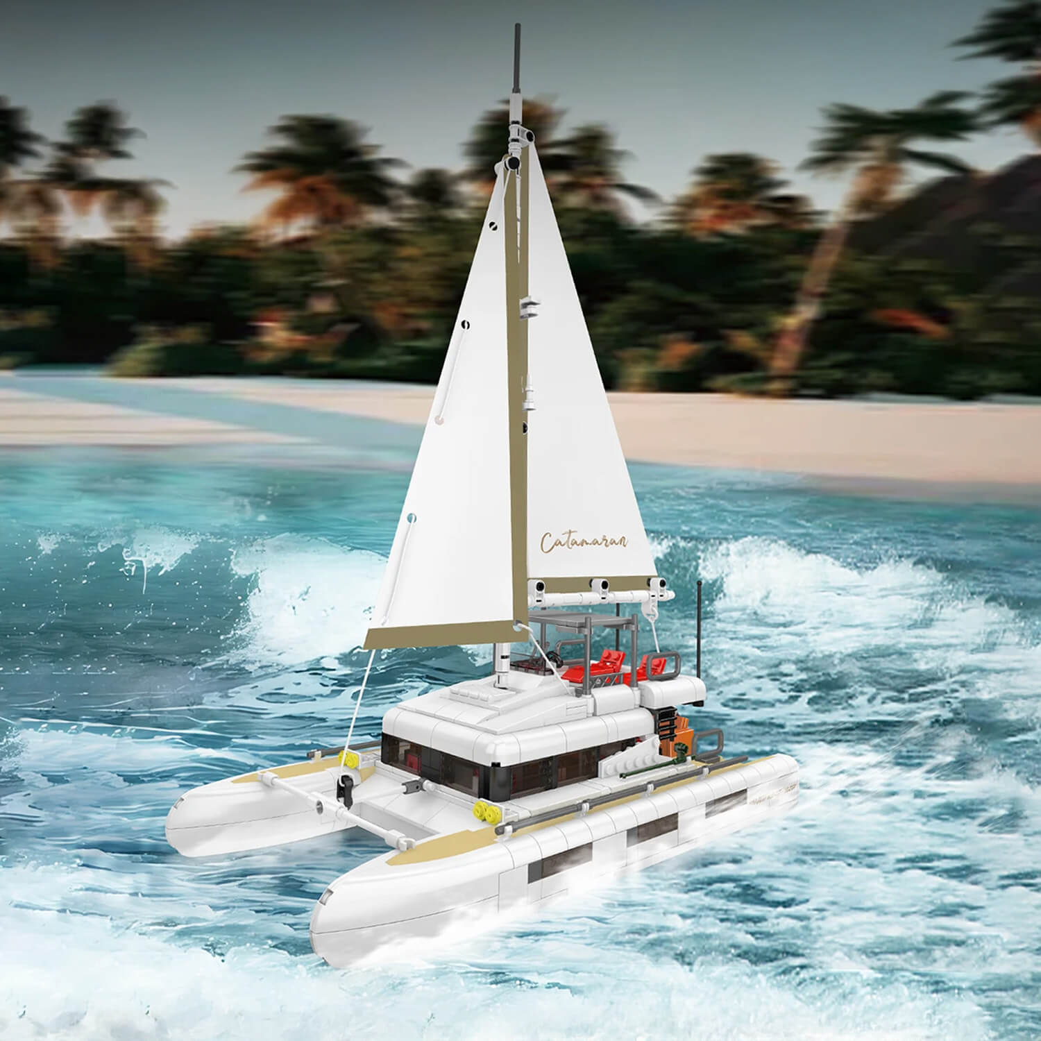 Luxury Catamaran 889pcs