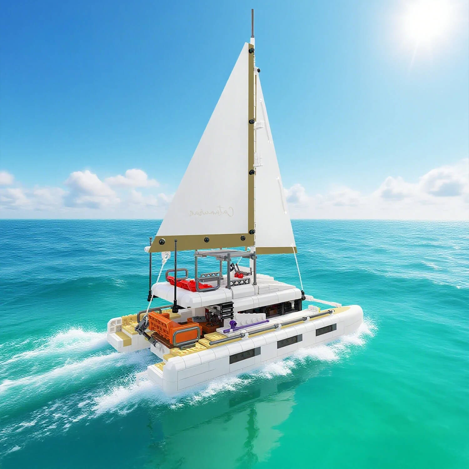 Luxury Catamaran 889pcs