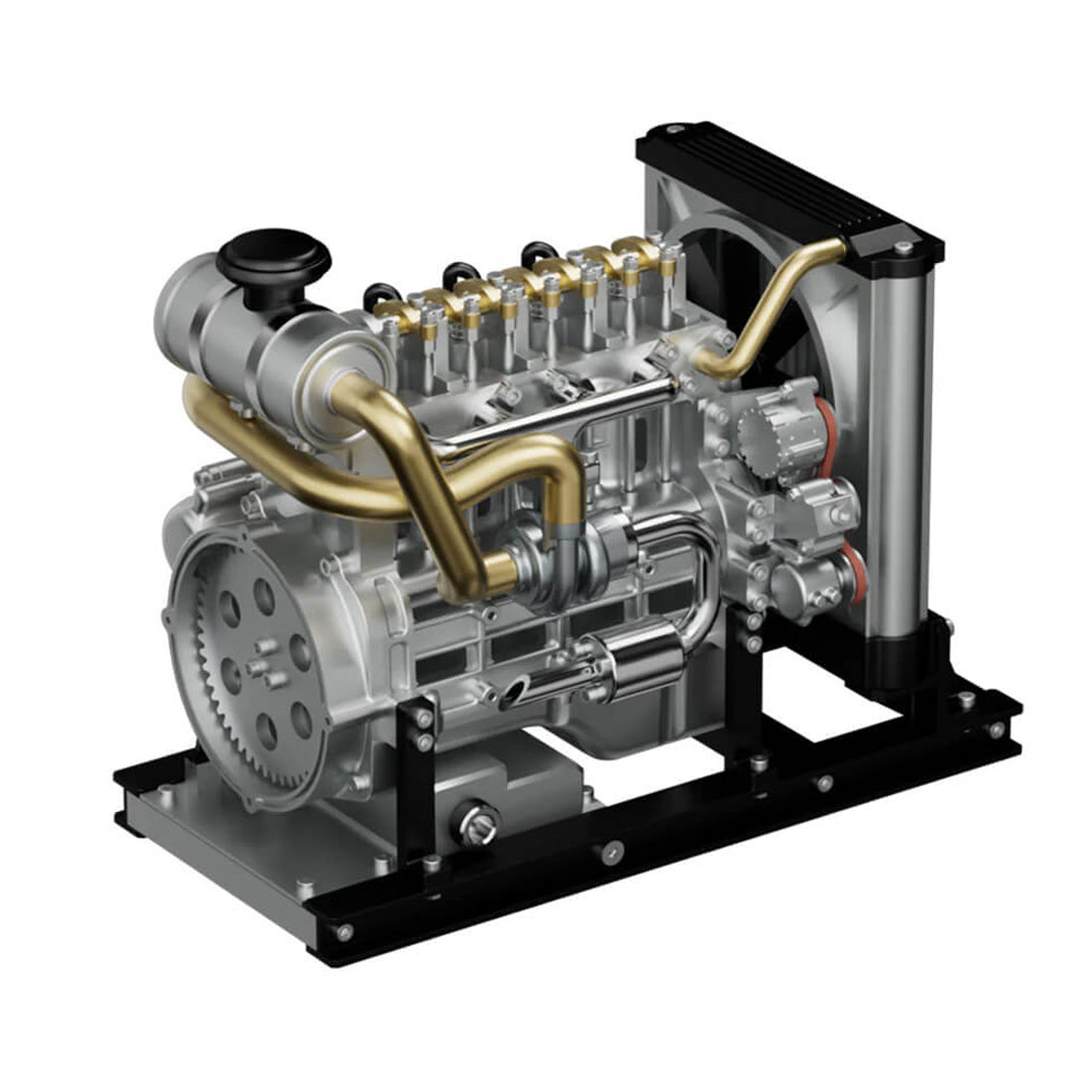 Classic Diesel Engine - Metal Construction Set