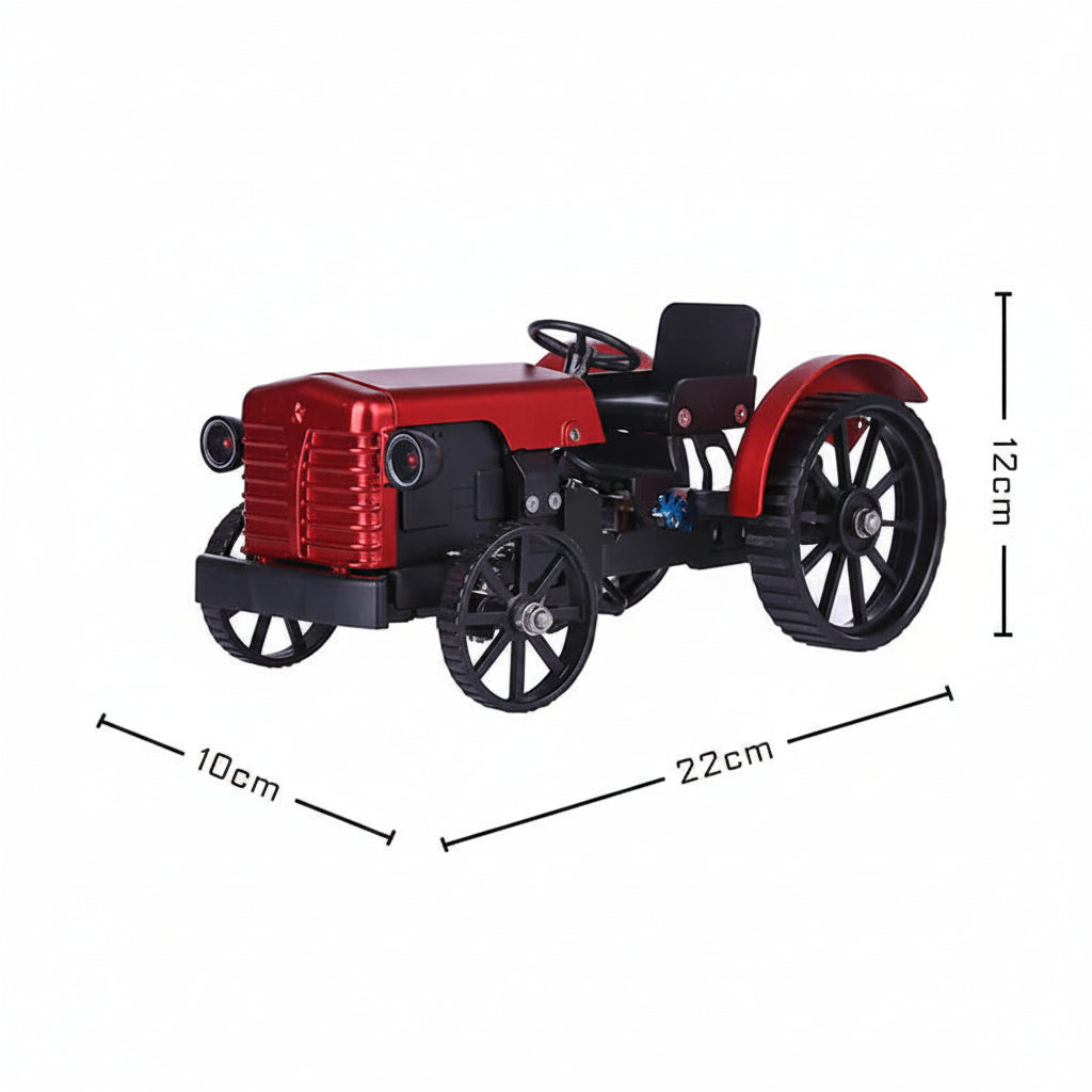 Motorised Classic Tractor - Metal Construction Set
