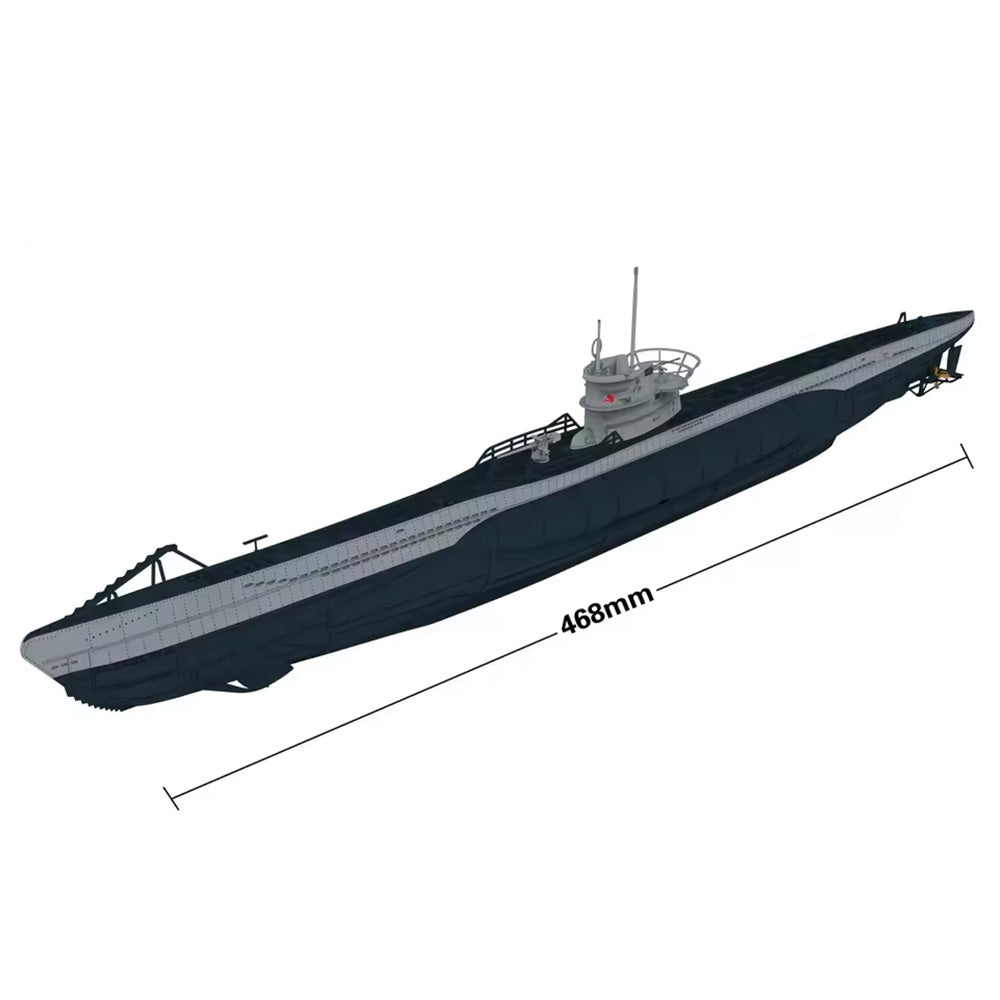 German Submarine U-96 1:144 Scale - Construction Set