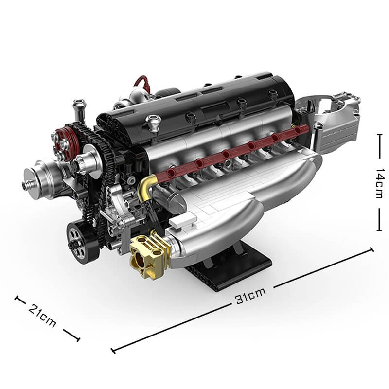 Single Turbo Japanese Inline 6 Engine 973pcs