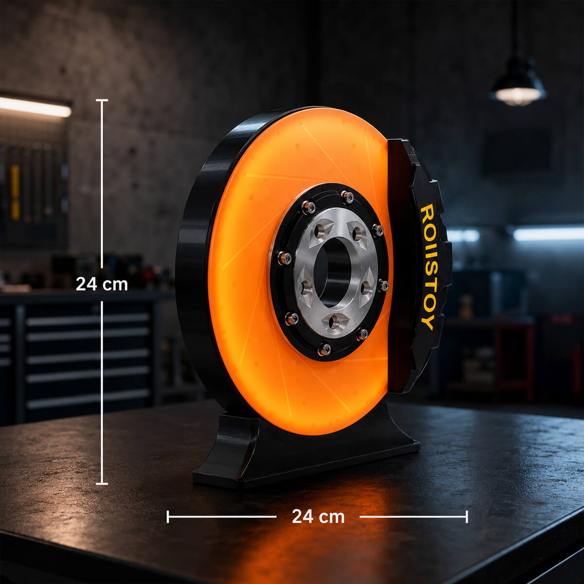 Rotating LED Brake Disc