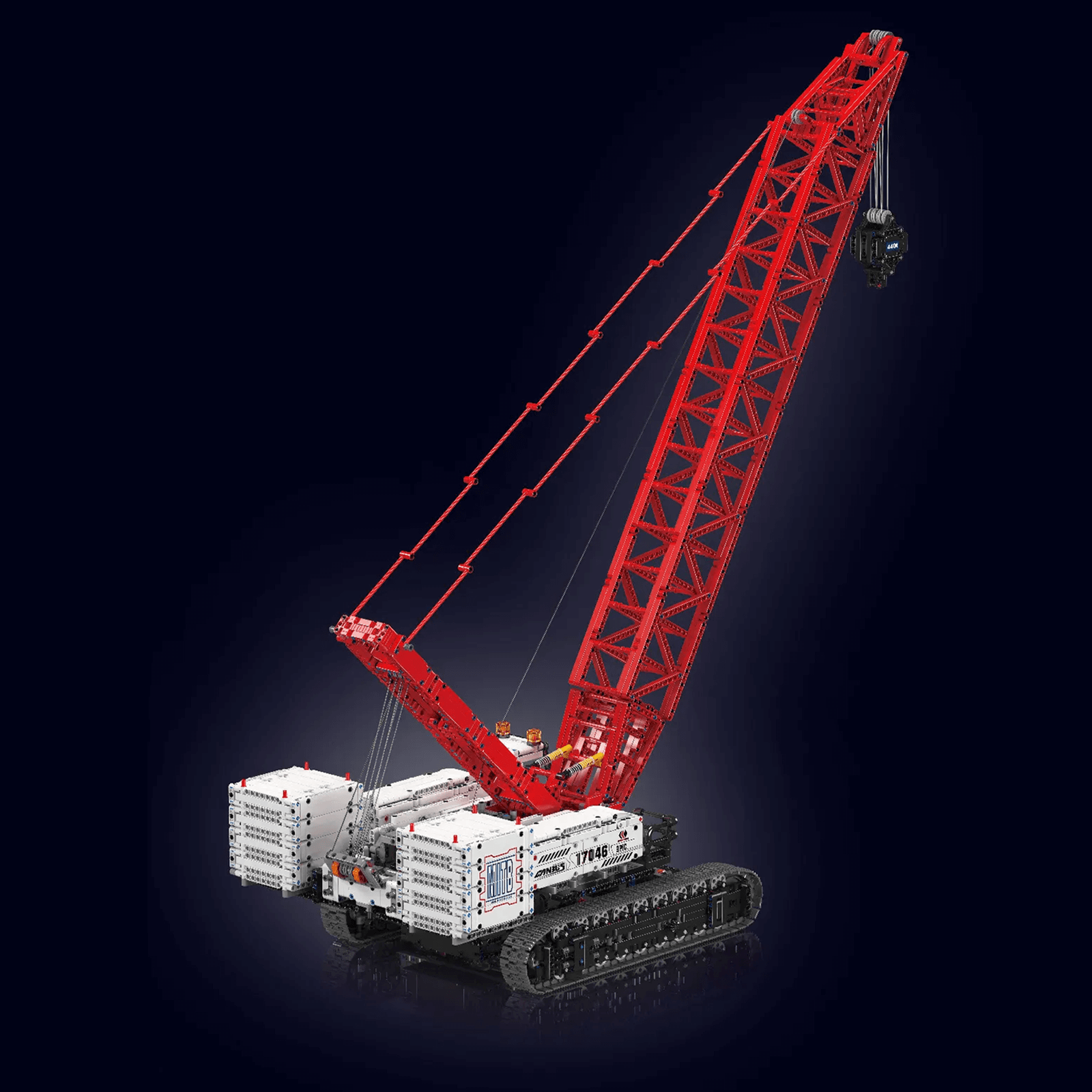 Remote Controlled Dragline Crawler Crane 4493pcs