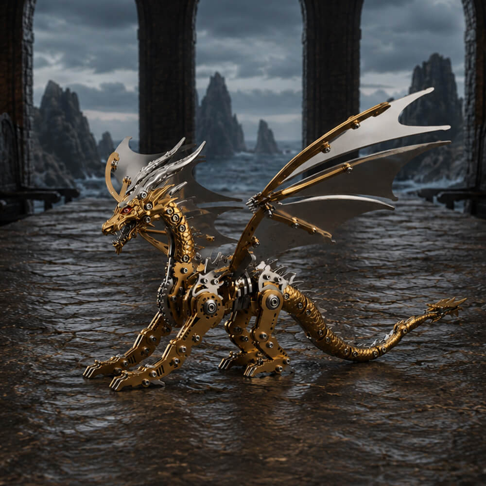 The Mechanical Sky Dragon - Metal Construction Set