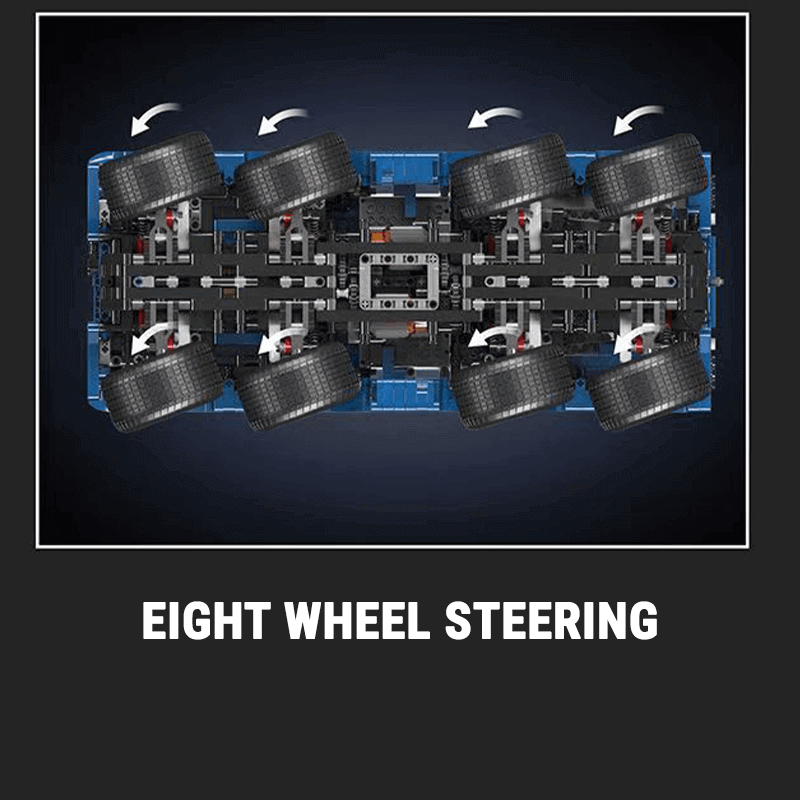 Limited Edition Remote Controlled 8 Wheel Drive Truck 3061pcs