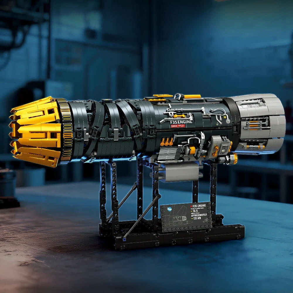 Motorised F35 Turbine Engine 1811pcs