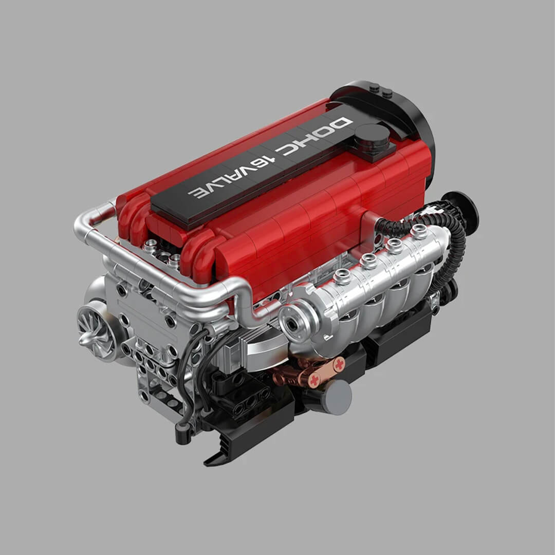 Motorised L4 Japanese Engine 917pcs