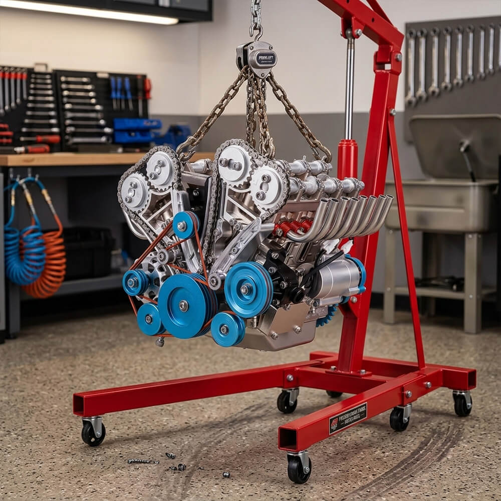 Exposed V8 Engine - Metal Construction Set