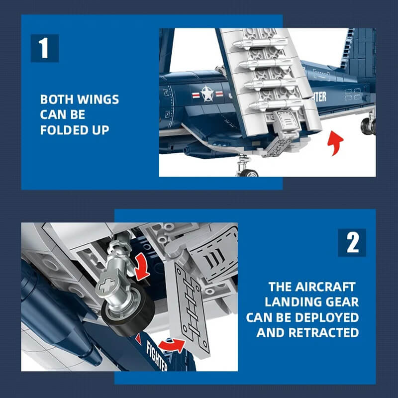 The Vought F4U Corsair 766pcs