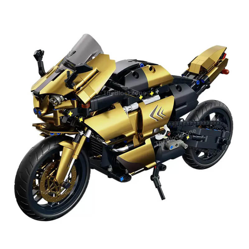 Metallic Gold Sports Bike 544pcs