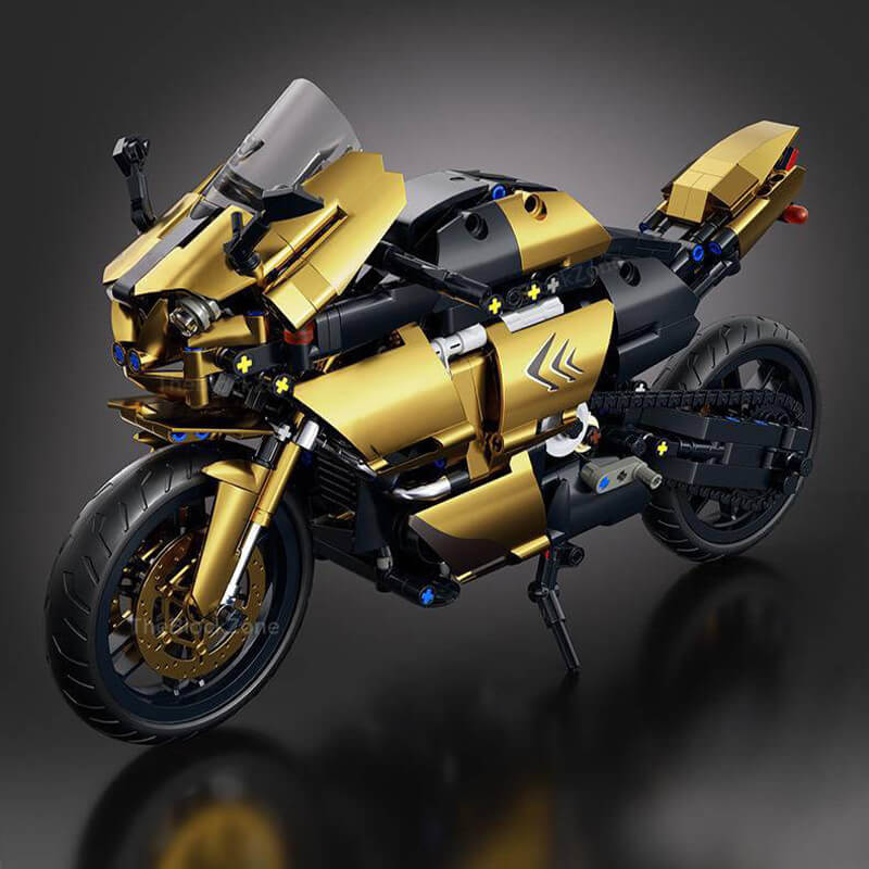 Metallic Gold Sports Bike 544pcs
