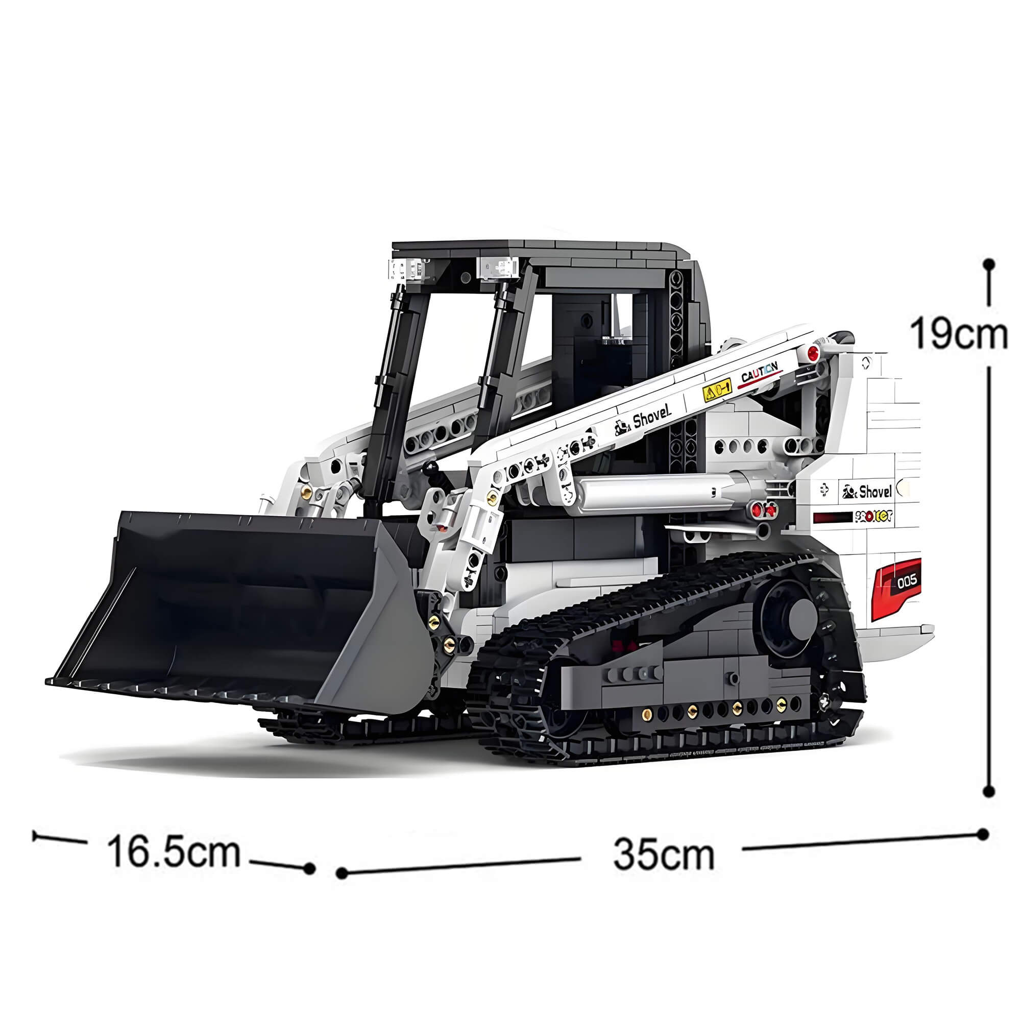 Remote Controlled Track Loader 1365pcs