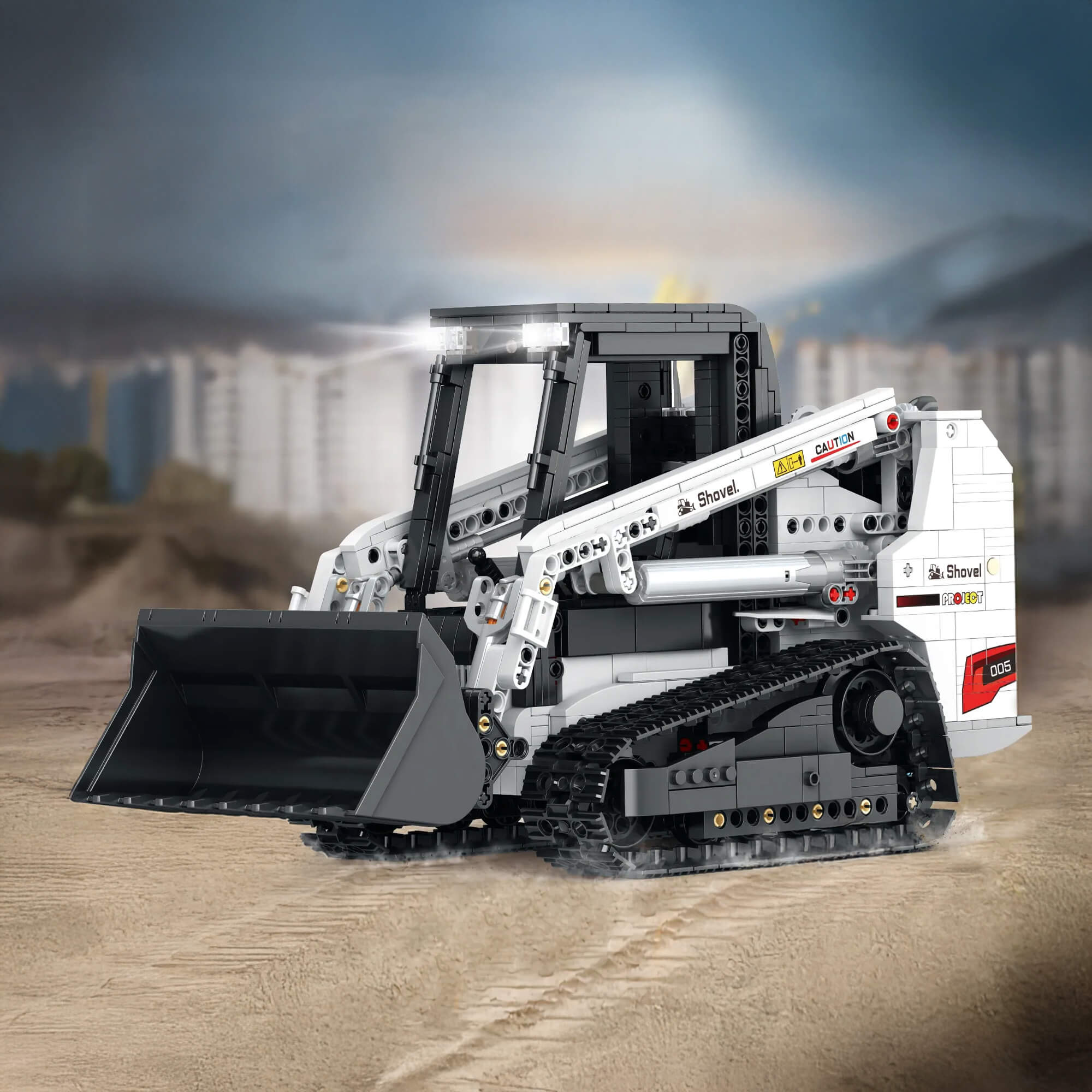 Remote Controlled Track Loader 1365pcs