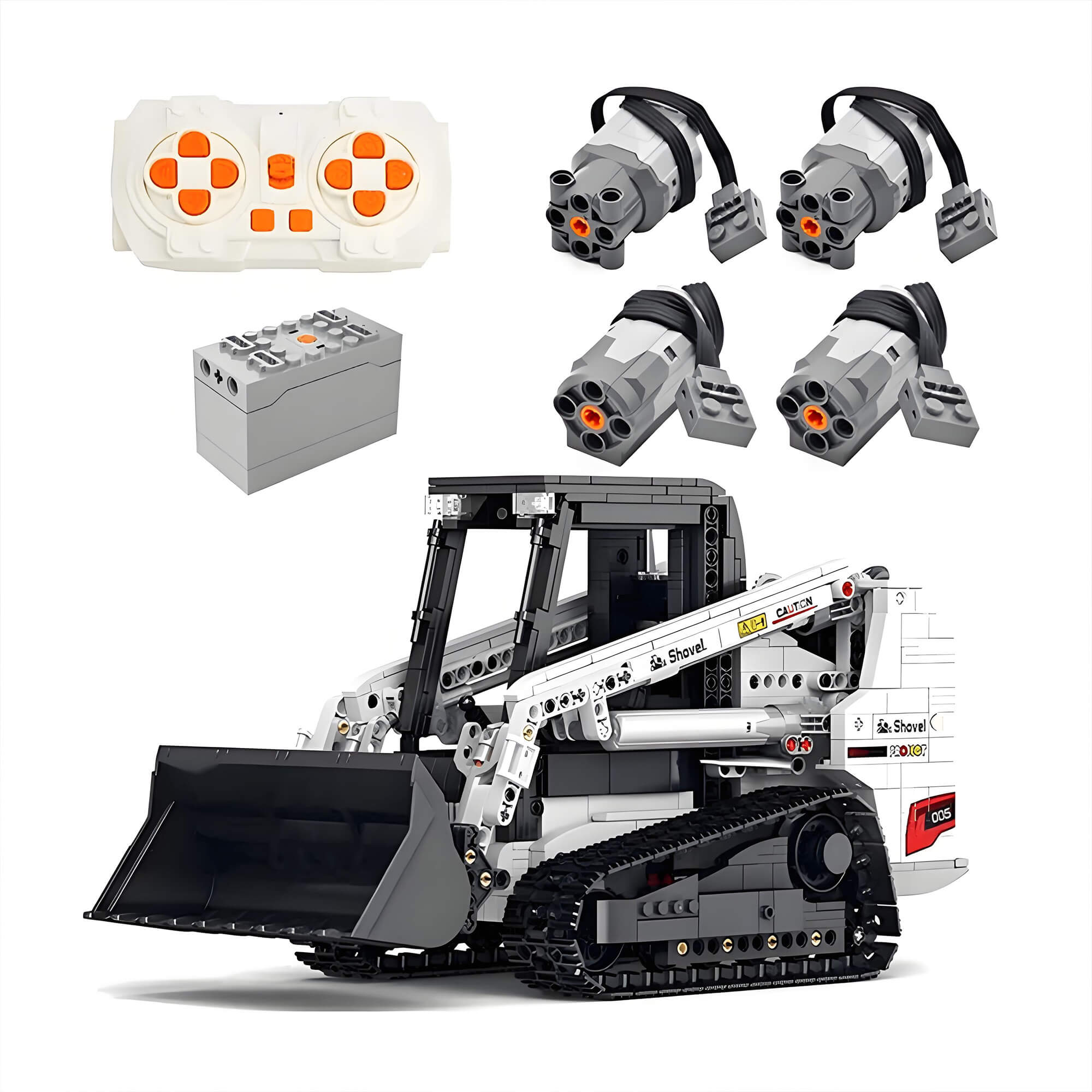 Remote Controlled Track Loader 1365pcs