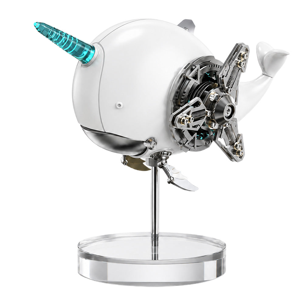 Mechanical Ocean Narwhal - Metal Construction Set