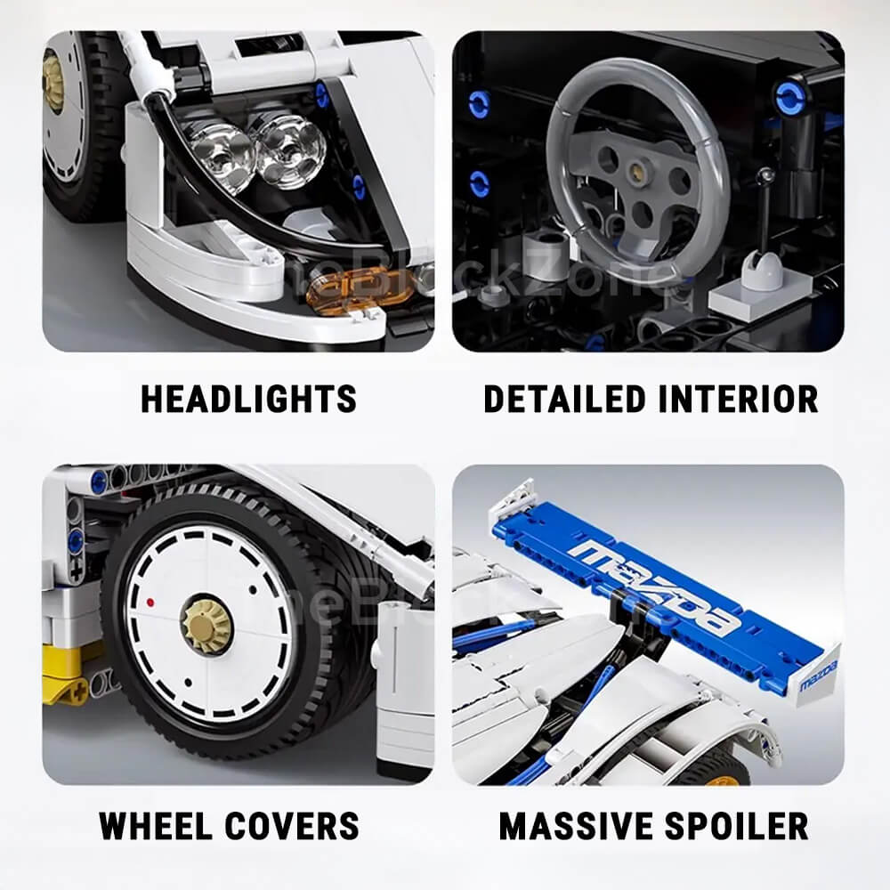 Remote Controlled Mazda 787B 1796pcs