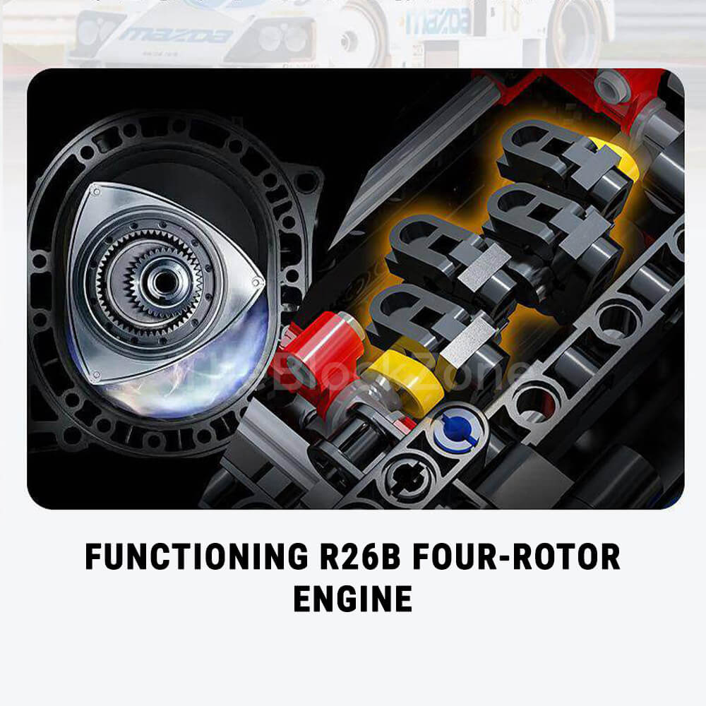 Remote Controlled Mazda 787B 1796pcs