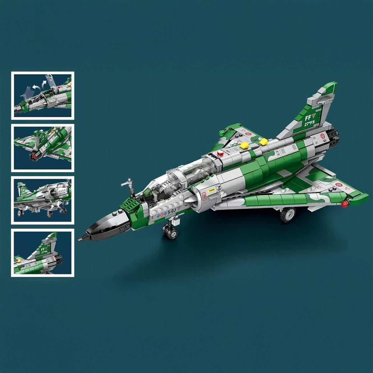 French Tactical Strike Jet 1011pcs