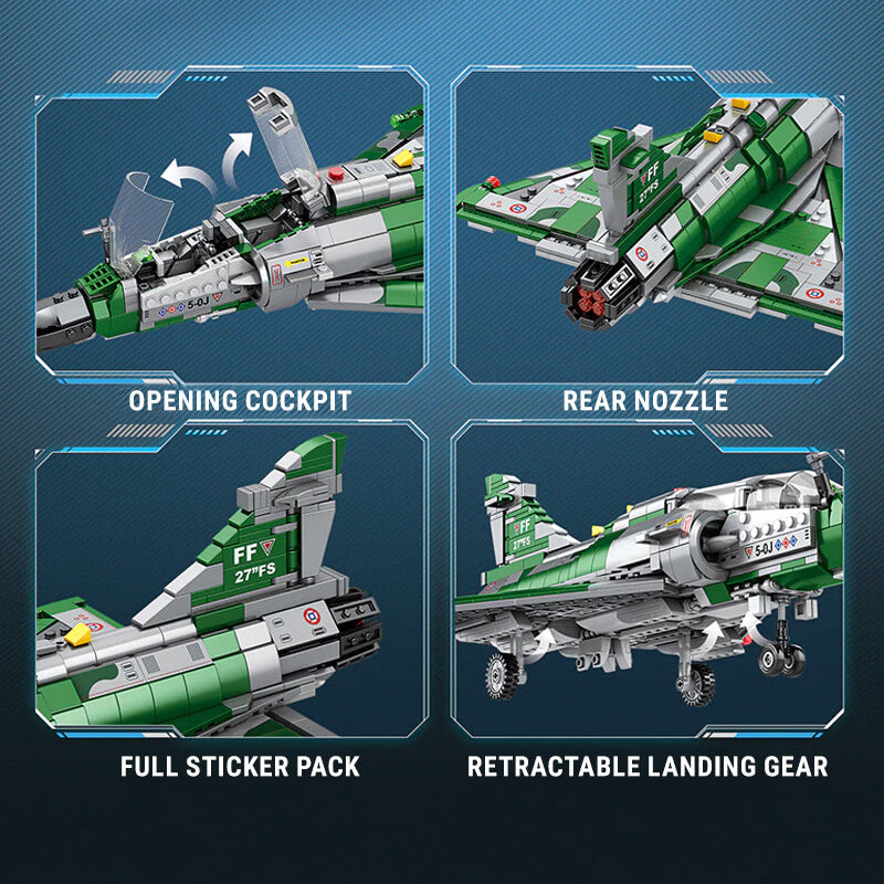 French Tactical Strike Jet 1011pcs