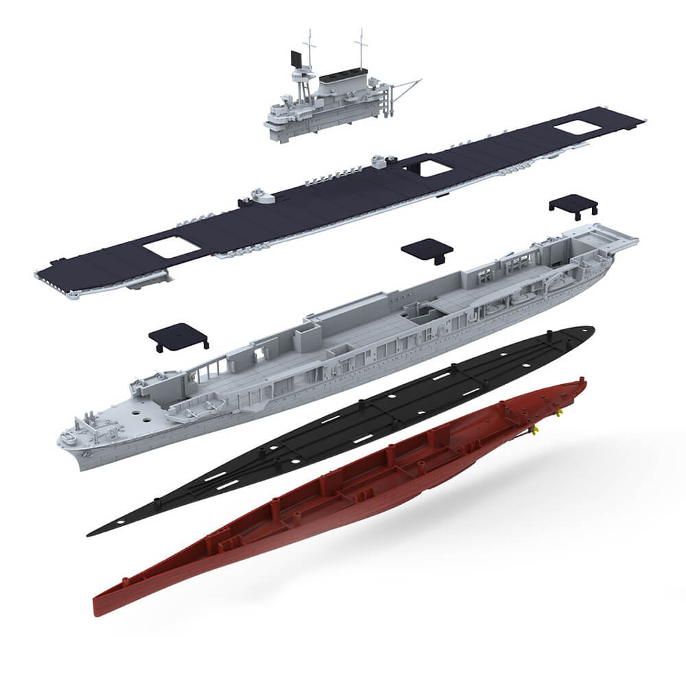 USS Enterprise CV6 Carrier 1:700 Scale - Construction Set