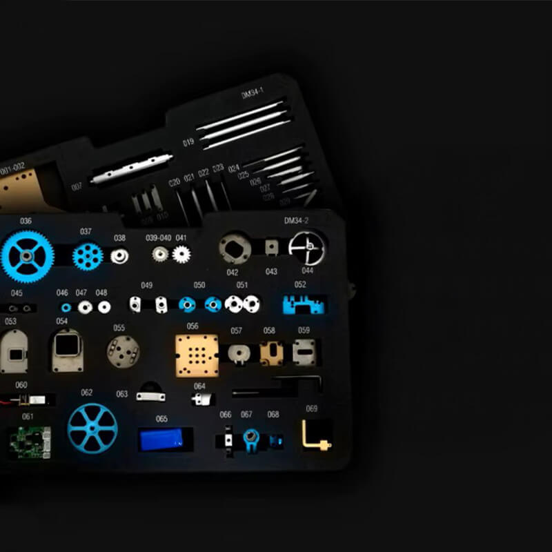 Motorised Classic Car - Metal Construction Set