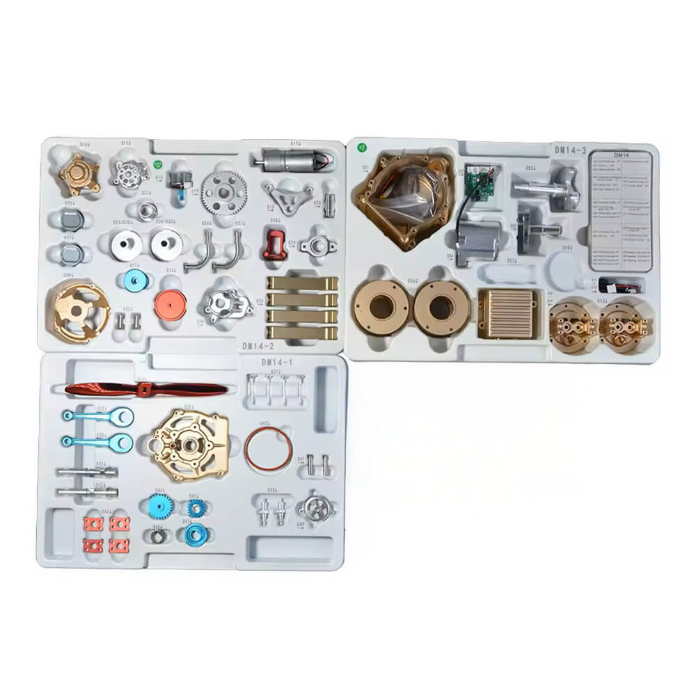 Two Cylinder Aircraft Engine - Metal Construction Set