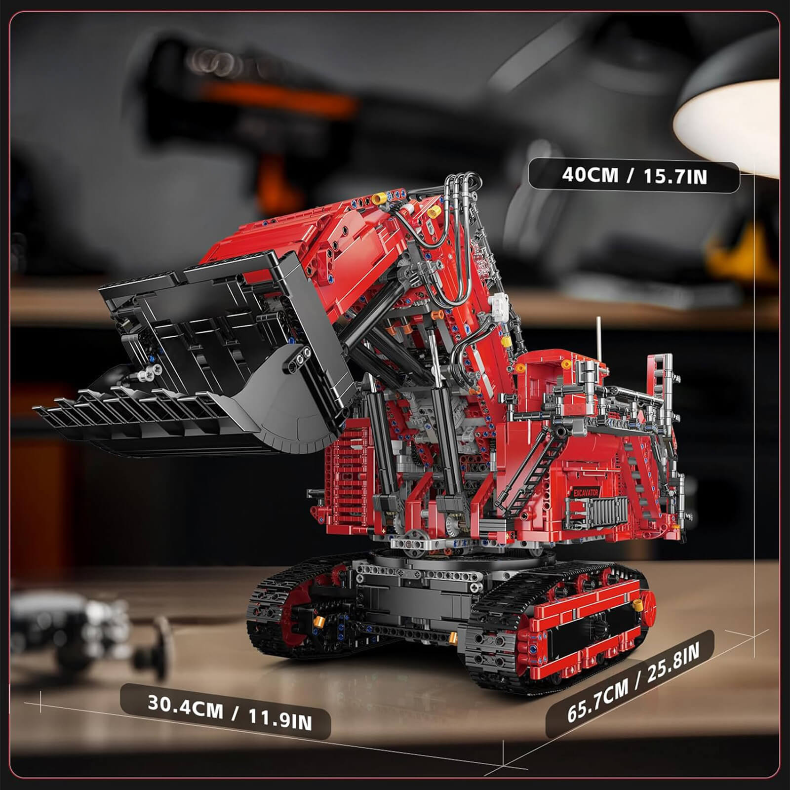Remote Controlled Heavy Duty Excavator 4766pcs